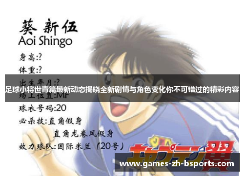 足球小将世青篇最新动态揭晓全新剧情与角色变化你不可错过的精彩内容